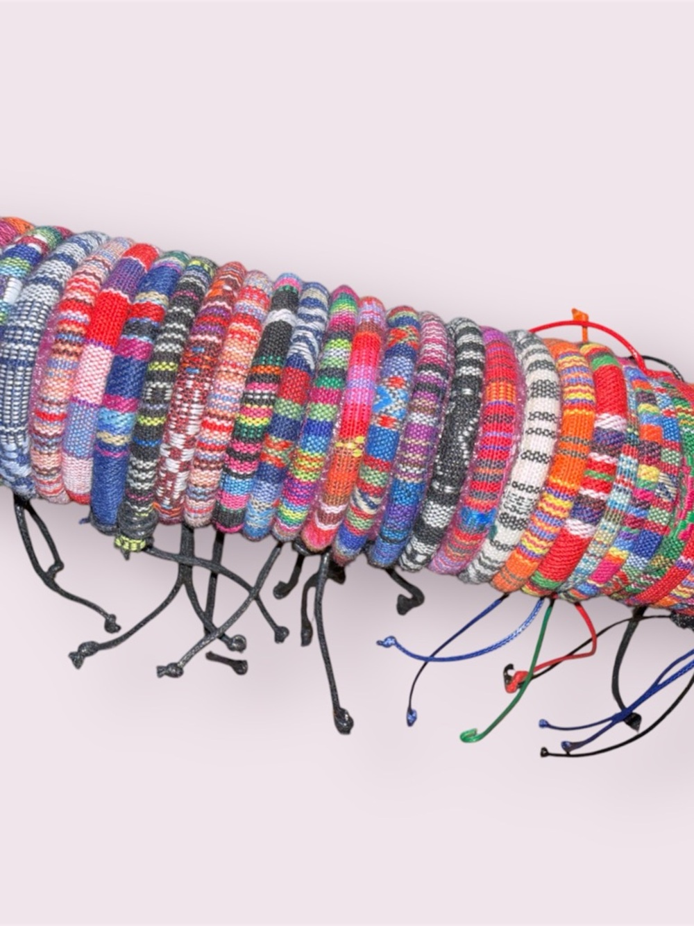 32 Handwoven Multicolor Kids Friendship Bracelet Set